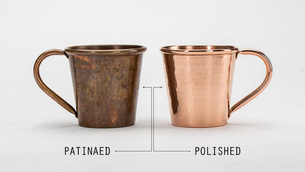 The Texas Tumbler by Copper Mules | Super Tough | Raw Copper Exterior Will Patina Creating Awesome Earth Tones | Stainless Steel Interior | You Will